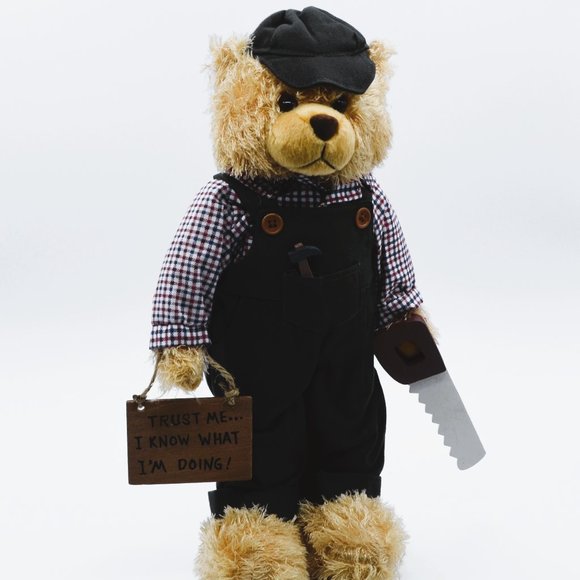 Vintage Burton & Burton Larson The Handyman Bear - Picture 3 of 5